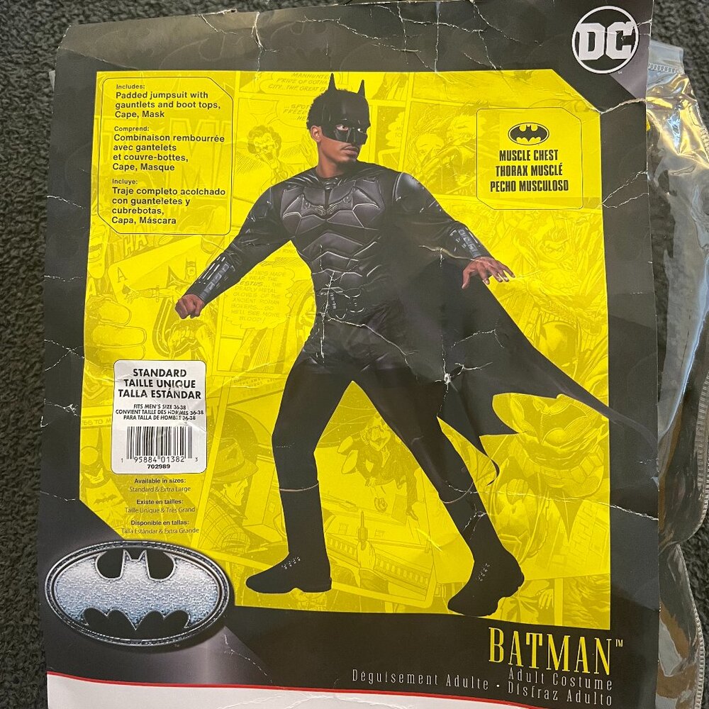 Batman Costume (Men's Size: Standard)